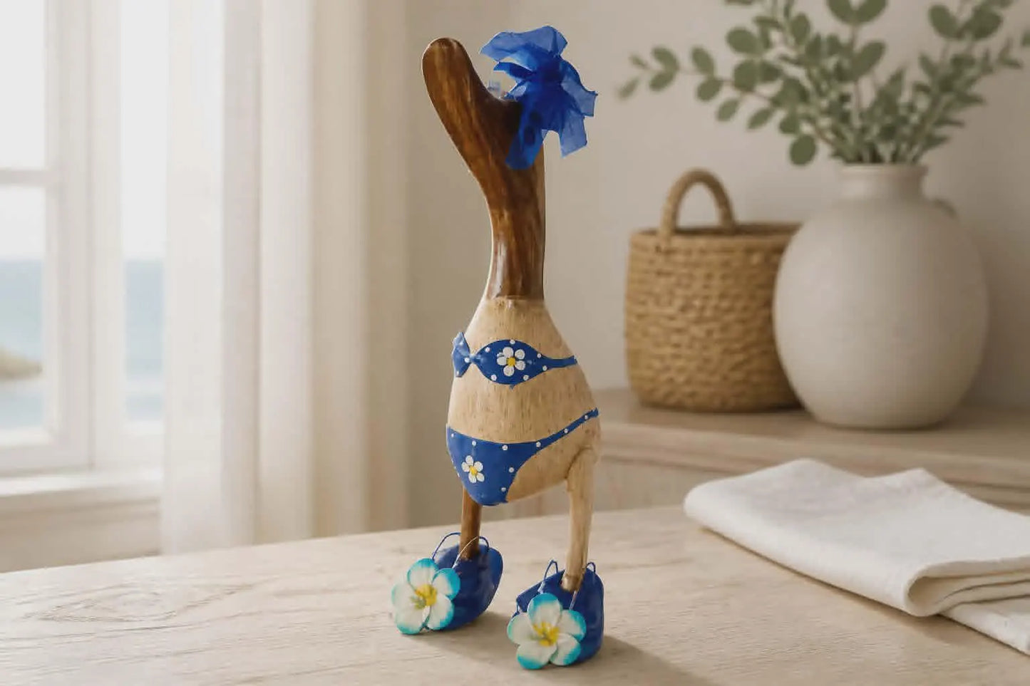 Duck Bikini Blue Bamboo Root 25cm