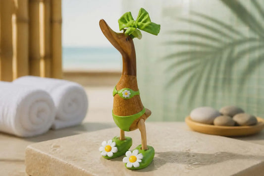Duck Bikini Green Bamboo Root 25cm